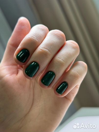 Маникюр с покрытием гель лаком Камешково