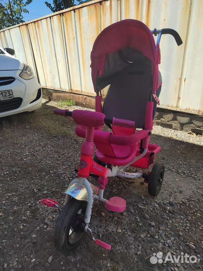 Детский велосипед с ручкой бу