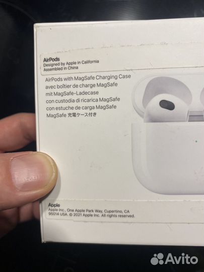 Беспроводные наушники apple airpods 3 оригинал