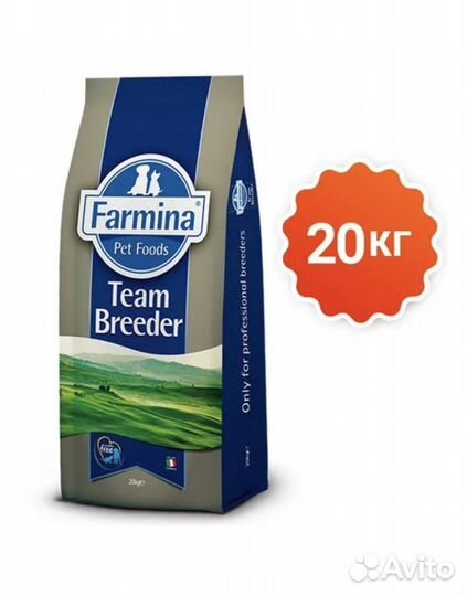 20 кг Farmina Team Breeder Maintenance (Курица)