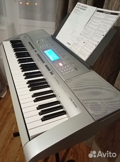 Синтезатор casio ctk-4000 с подставкой