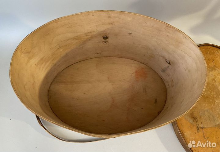 Старинная шляпная коробка Царская Россия