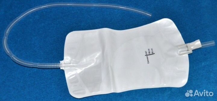 Медицинский Мочеприемник 1500 мл, трубка 90 см