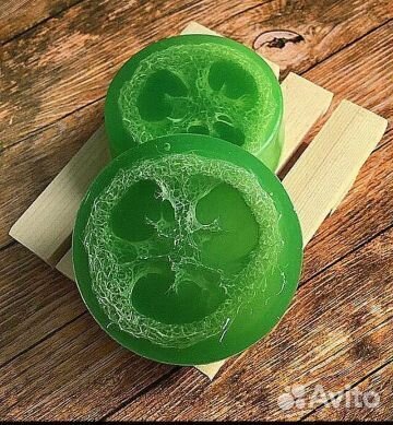 Массажное мыло с люфой