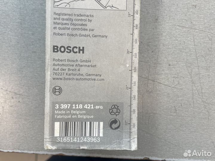 Щетки стеклоочистителя bosch 3397118421