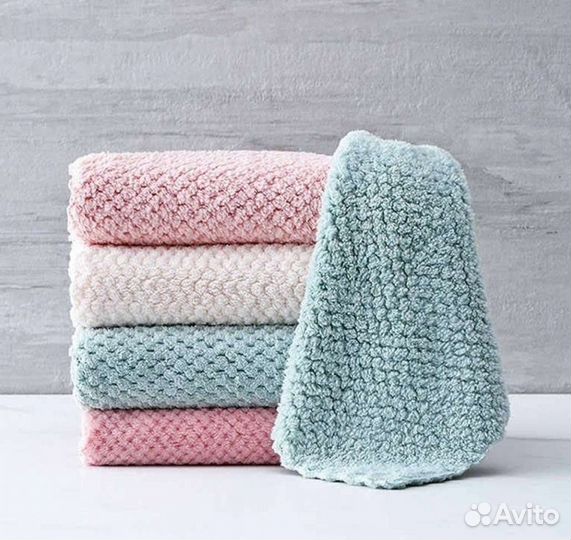 Полотенца из микрофибры комплект 5шт