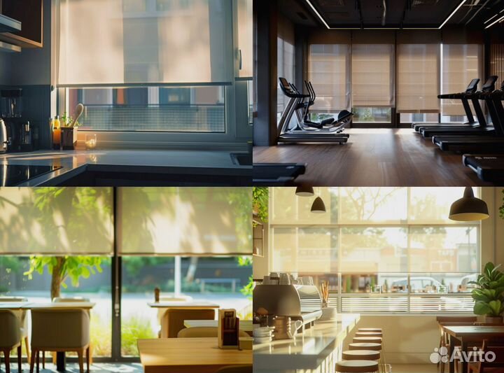 Пошив рулонных штор