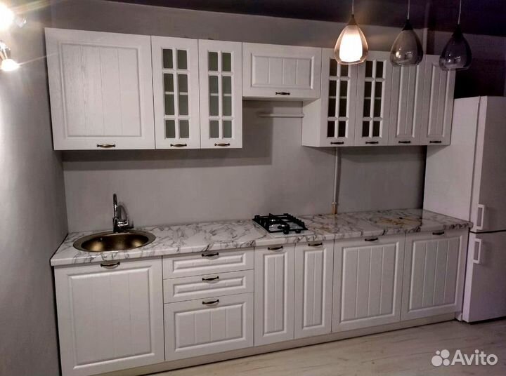 Кухонный гарнитур белый модульный новый
