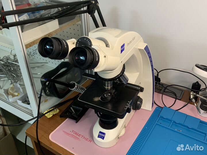 Биноклурярный микроскоп zeiss Primo Star