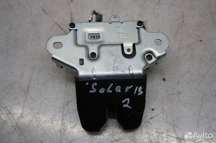 Замок багажника hyundai solaris 2017