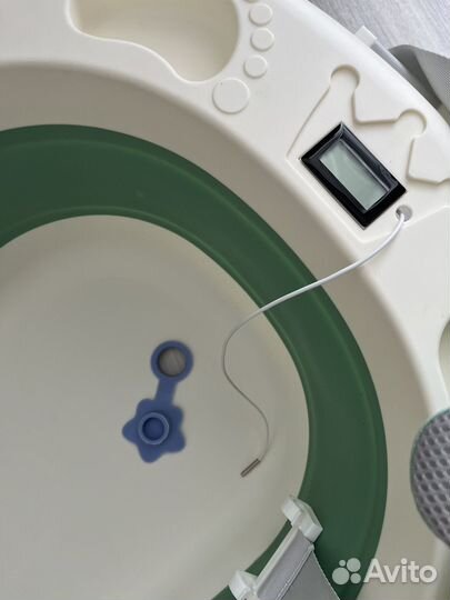 Ванночка для купания складная с термометром