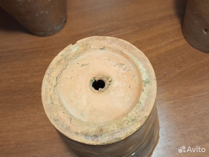 Горшки винтажные из глины