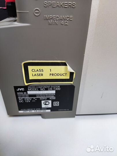 Мини музыкальный центр JVC UX-T300
