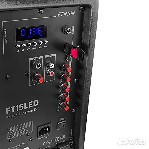 Караоке колонка большая 800 Вт Fenton Германия