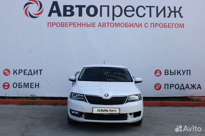 Skoda Rapid 1.6 AT, 2018, 94 500 км