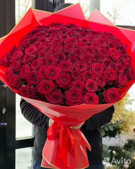 Роза 35 51 101 доставка букетов Серпухов
