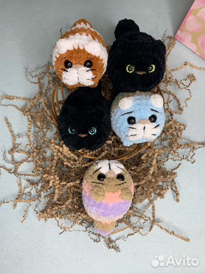 Игрушка хомячок, кот