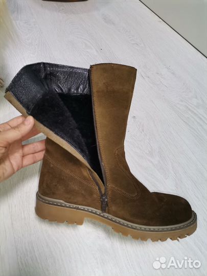 Зимние полусапожки