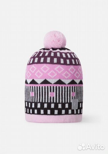 Шапка-бини Reima Tipla Розовая 48