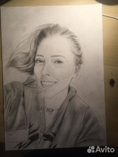 Портреты рисунки по фото карандашом без предоплаты
