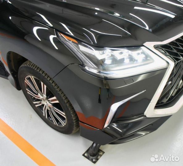 Бампер передний lexus LX 570 рестайлинг
