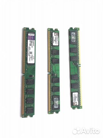 Оперативная память kingston 1gb+1gb+2gb ddr2