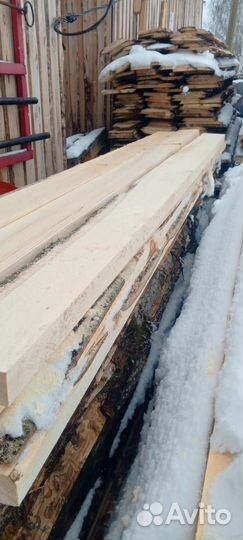 Доска осина/береза необрезная