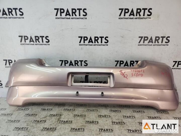 Бампер задний toyota vitz
