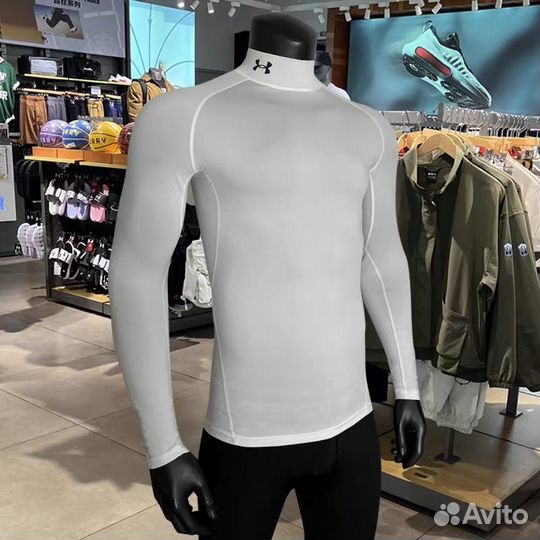 Ршагард Under Armour с воротом белый