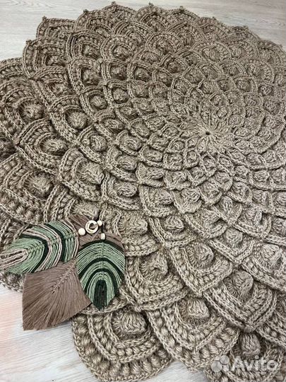 Ковер из джута