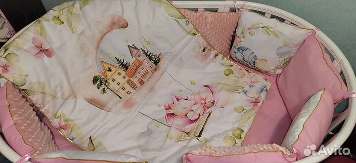 Бортики в кроватку новые