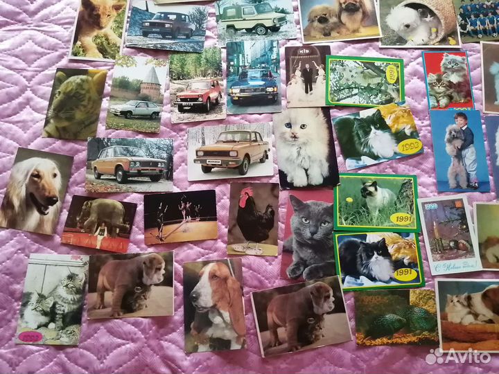 Карманные календарики смотрите фото