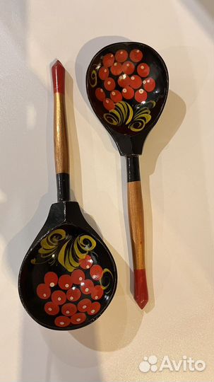 Деревянные ложки хохлома