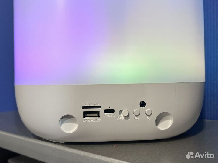 Блютуз колонка со светомузыкой