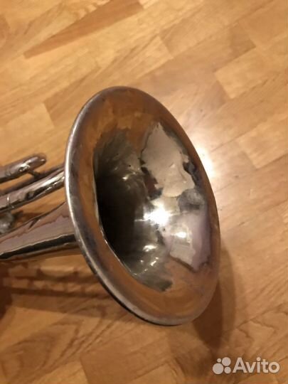 Труба СССР. Латунь/никель. Духовой инструмент