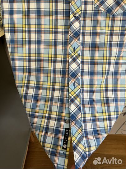 Мужская рубашка marmot с коротким рукавом L