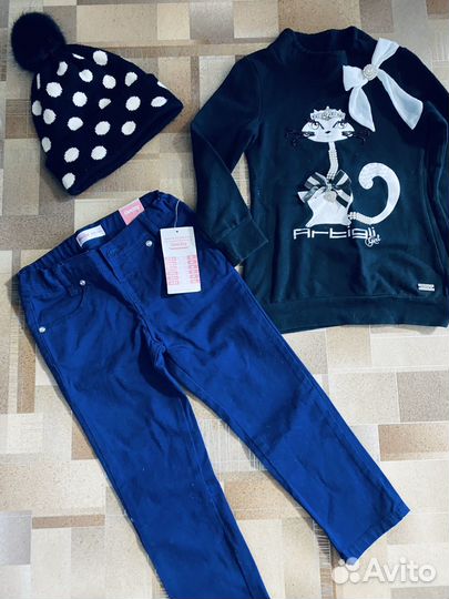 Вещи на девочку 3/4/5 лет пакетом