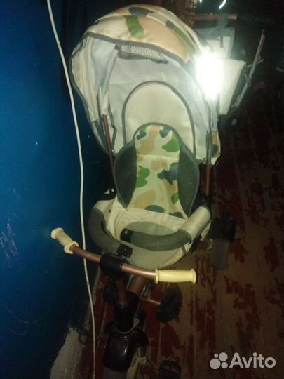 Детский трехколесный велосипед бу