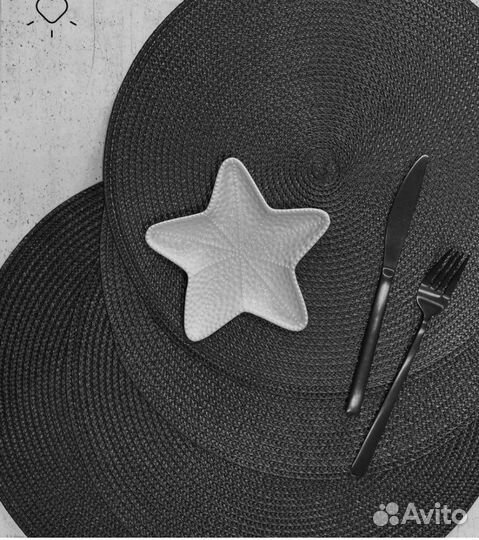 Салфетки на стол круглые