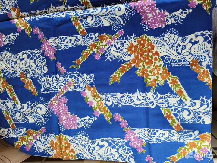 Отрез хлопок, сатин, на шторы, ламбрекен+тюль