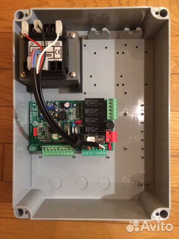 Блок управления распашными воротами came