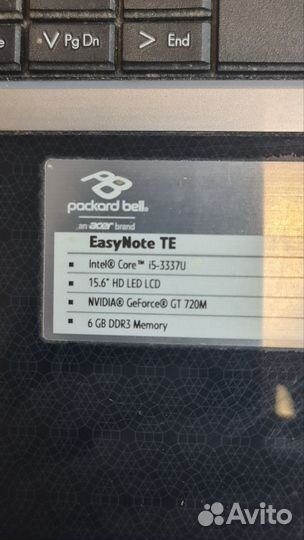 Ноутбук PB Core i5