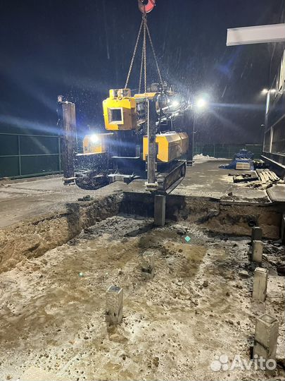 Забивка жб свай