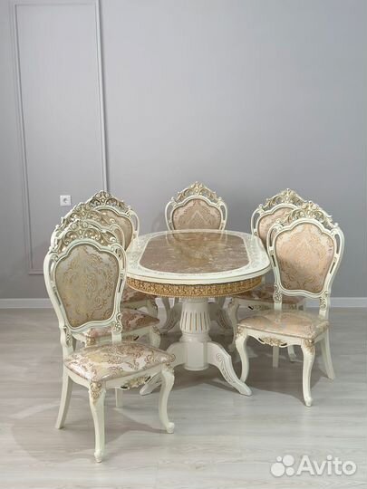 Стол «Лапка» голд