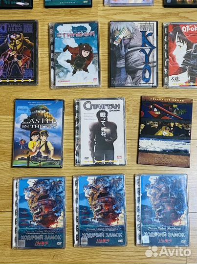 Dvd диски аниме лицензия редкие