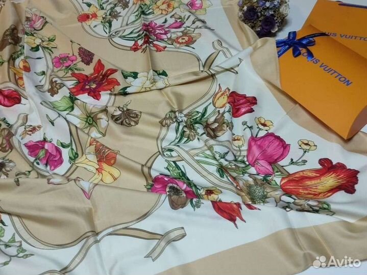 Женский Шелковый платок louis vuitton