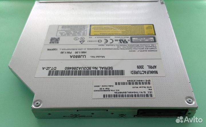 DVD-RW привод для ноутбука Panasonic UJ880A 12.7мм