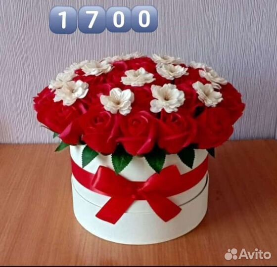 Букет из мыльных роз в наличии