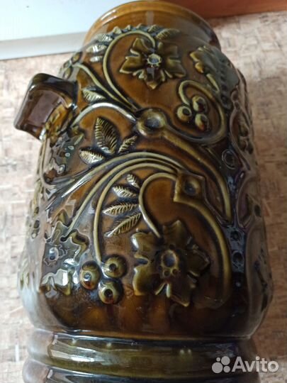 Ваза огромная керамика лксф СССР редкая