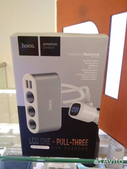 Разветвитель в прикуриватель Hoco Z13